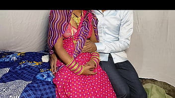 Sizzling New Year’s Night: Red Saree And Intimate Wedding Night Passion Unleashed