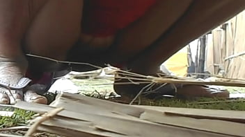 Sultry Desi Bush Drenched In Golden Stream