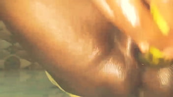 Rural Housewife Getting Plowed In The Vegetable Patch