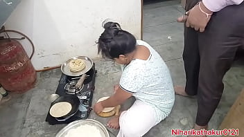 Desi Step-mom Gets Railed Hard On The Kitchen Counter