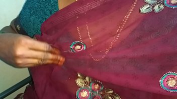 Sultry South Indian Aunty In Saree, Shaved Pussy And Hard Nipples Rubbed By Village School Teacher