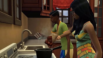Indian Stepson Fucks His Desi Mom After Jerking Off To Porn Right In Front Of Her