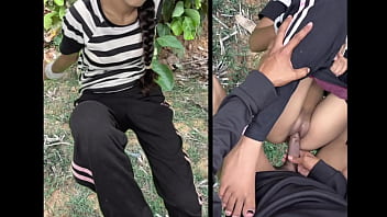 Country Girl’s Tight Wet Pussy Gets Stretched Outdoors In Raw Desi Sex Tape