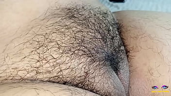 Luscious Desi Wife With Thick Bush Trims Her Plump Pussy