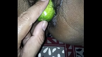 Desi Bhabhi Greedily Slurping On A Thick, Juicy Cucumber