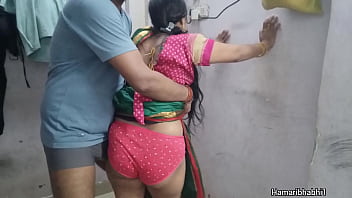 Saree-clashed Desi Bhabhi Gets Raw, Rough Pounding