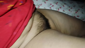 Desi Bhabi Scrubbing Her Bushy Pussy Clean