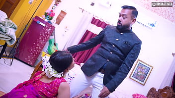 Naive Bride Gets Passed Around By Her Husband And His Buddy In A Wild Threesome Flick.