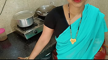 Newlywed Bride Chats With Her Husband While Her Step-brother Takes Her From Behind In The Kitchen, Moaning In Filthy Hindi