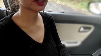 Risky Public Fuck: Banging My Gf Outdoors With Her Ex In The Car