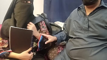 Desi Student In Hijab Gets Pounded By Her Tutor