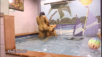 Mona The Indian Bhabhi Gets Wet And Wild In The Swimming Pool