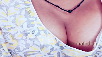 Desi Babe Flaunts Her Tits For Her Stepbrothers To Feast On.