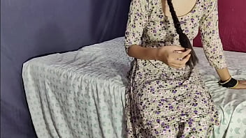 Desi Bhabhi Getting Railed By Her Husband In The Bedroom, His Hot Load Filling Her Tight Pussy